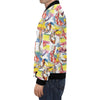 Pattern Print Goldfish Men's Bomber Jacket-grizzshop