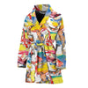 Pattern Print Goldfish Women Long Robe-grizzshop