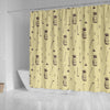 Pattern Print Golf Bathroom Shower Curtain-grizzshop