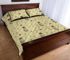 Pattern Print Golf Bed Set Quilt-grizzshop