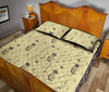 Pattern Print Golf Bed Set Quilt-grizzshop