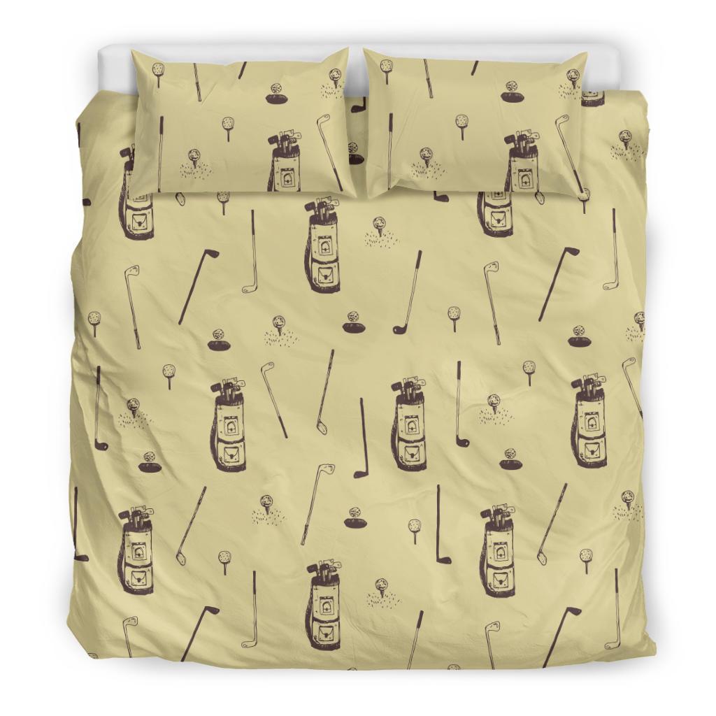 Pattern Print Golf Duvet Cover Bedding Set-grizzshop