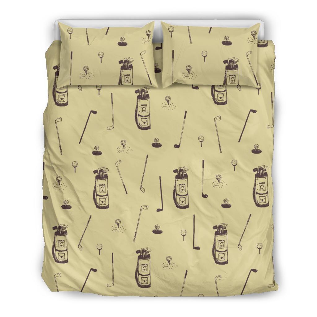 Pattern Print Golf Duvet Cover Bedding Set-grizzshop