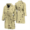 Pattern Print Golf Men Long Robe-grizzshop