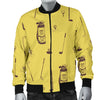 Pattern Print Golf Men's Bomber Jacket-grizzshop