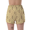 Pattern Print Golf Women's Shorts-grizzshop