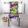 Pattern Print Graffiti Chair Cover-grizzshop