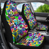 Pattern Print Graffiti Universal Fit Car Seat Cover-grizzshop