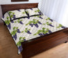 Pattern Print Grape Wine Bed Set Quilt-grizzshop