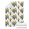 Pattern Print Grape Wine Blanket-grizzshop