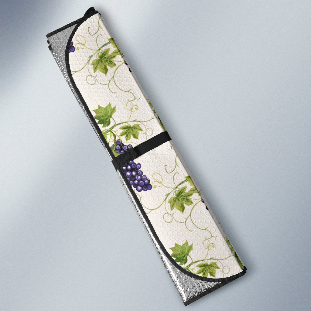 Pattern Print Grape Wine Car Sun Shade-grizzshop