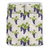 Pattern Print Grape Wine Duvet Cover Bedding Set-grizzshop