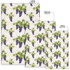 Pattern Print Grape Wine Floor Mat-grizzshop