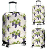 Pattern Print Grape Wine Luggage Cover Protector-grizzshop