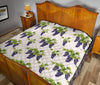 Pattern Print Grape Wine Quilt-grizzshop