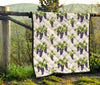 Pattern Print Grape Wine Quilt-grizzshop