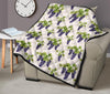 Pattern Print Grape Wine Quilt-grizzshop