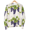 Pattern Print Grape Wine Women's Sweatshirt-grizzshop