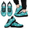 Pattern Print Great Dane Black Sneaker Shoes For Men Women-grizzshop