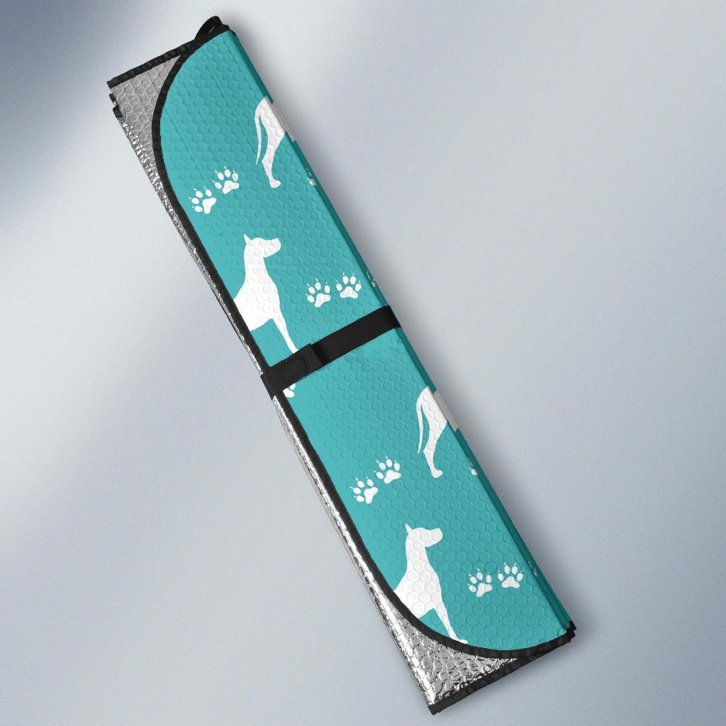 Pattern Print Great Dane Car Sun Shade-grizzshop