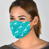 Pattern Print Great Dane Face Mask-grizzshop