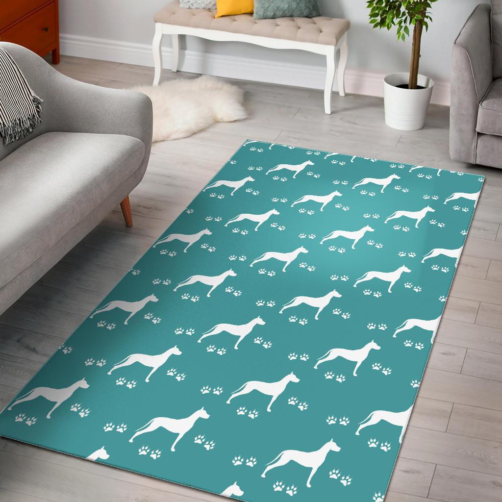 Pattern Print Great Dane Floor Mat-grizzshop