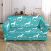 Pattern Print Great Dane Loveseat Cover-grizzshop