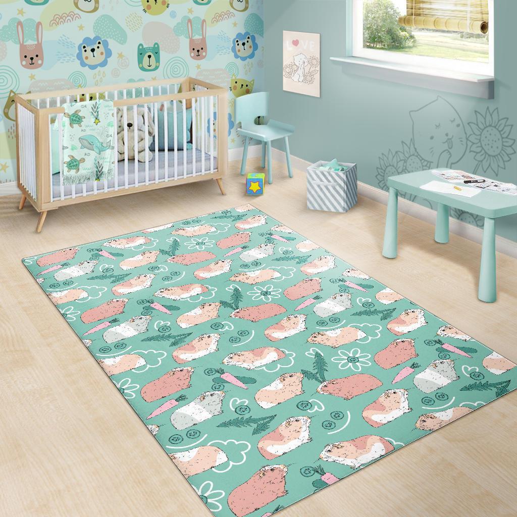 Pattern Print Guinea Pig Floor Mat-grizzshop