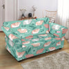 Pattern Print Guinea Pig Loveseat Cover-grizzshop