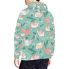 Pattern Print Guinea Pig Men Pullover Hoodie-grizzshop