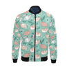 Pattern Print Guinea Pig Men's Bomber Jacket-grizzshop