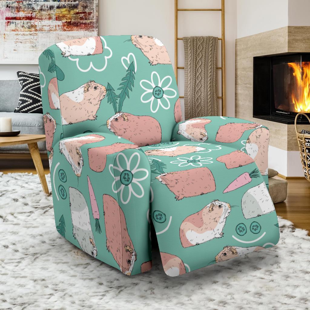 Pattern Print Guinea Pig Recliner Cover-grizzshop