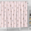 Pattern Print Gymnastics Bathroom Shower Curtain-grizzshop