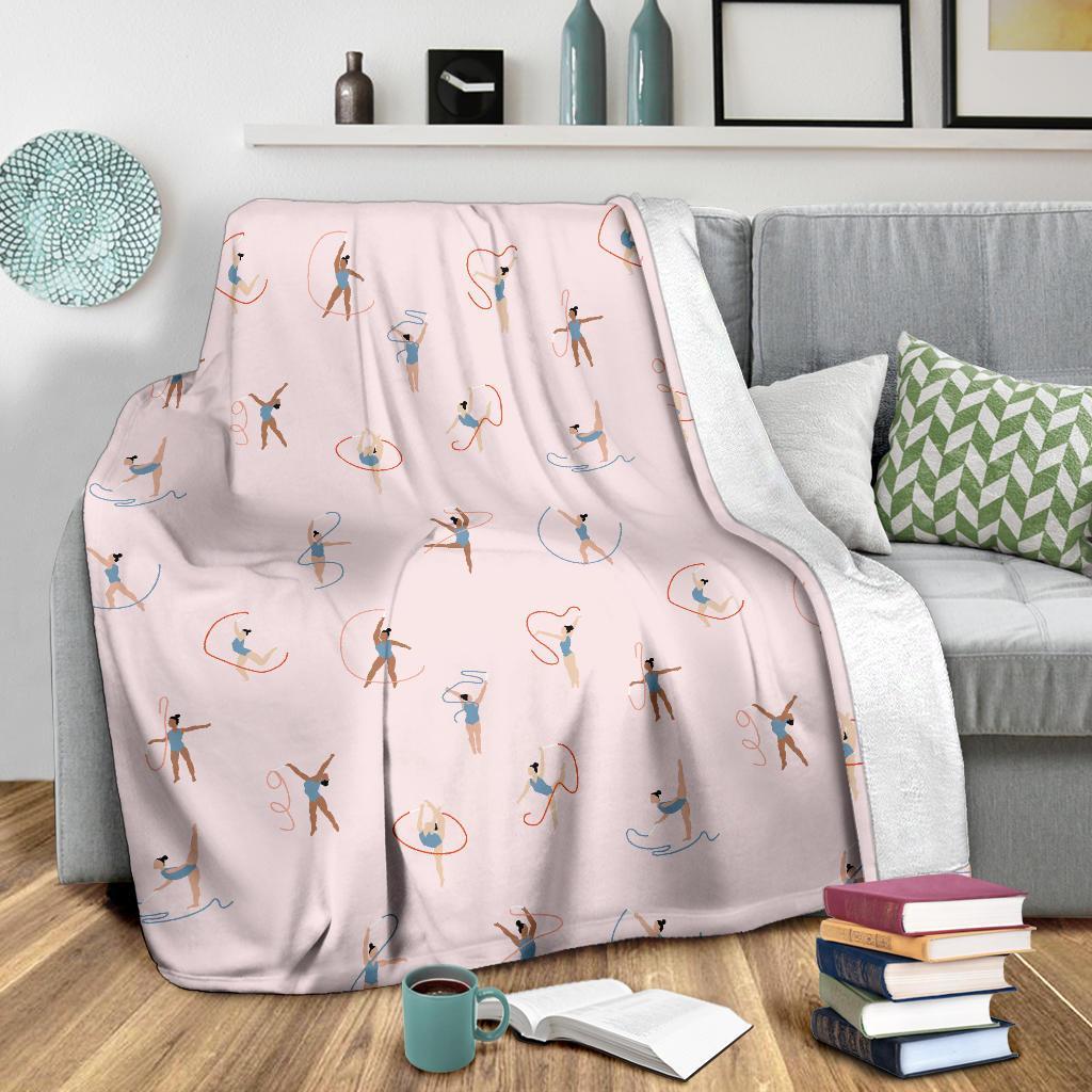 Pattern Print Gymnastics Blanket-grizzshop