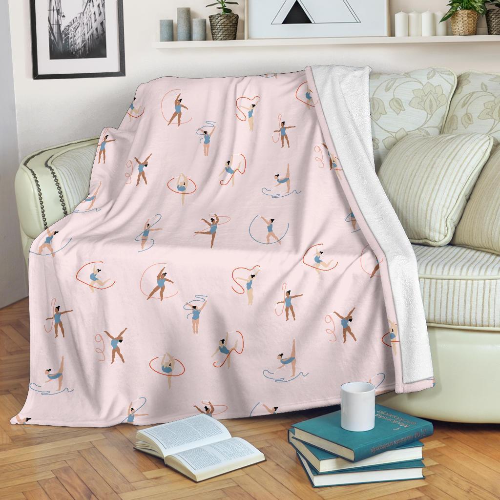 Pattern Print Gymnastics Blanket-grizzshop