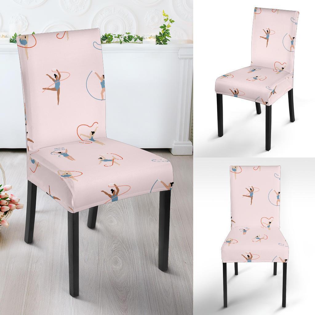 Pattern Print Gymnastics Chair Cover-grizzshop