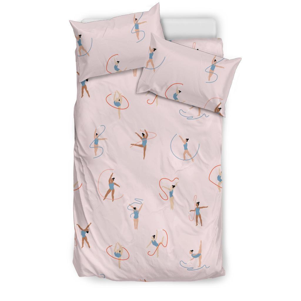 Pattern Print Gymnastics Duvet Cover Bedding Set-grizzshop