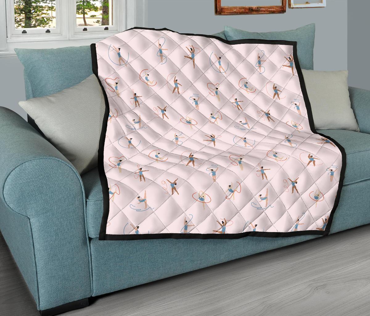 Pattern Print Gymnastics Quilt-grizzshop