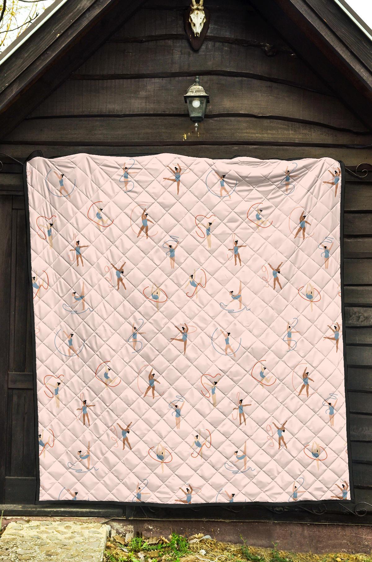 Pattern Print Gymnastics Quilt-grizzshop