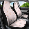 Pattern Print Gymnastics Universal Fit Car Seat Covers-grizzshop