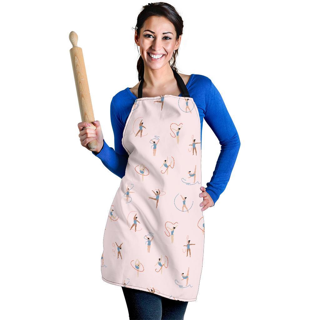 Pattern Print Gymnastics Women's Apron-grizzshop