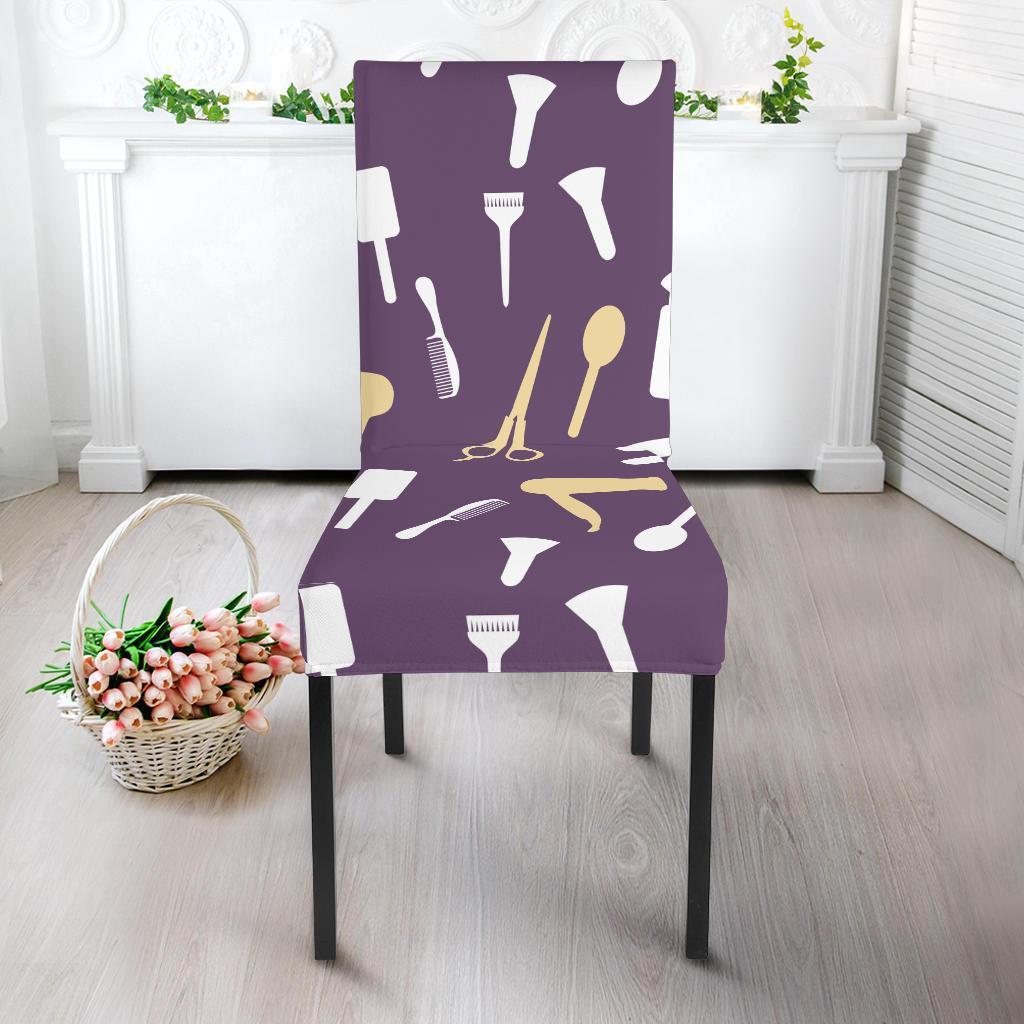 Pattern Print Hair Stylist Chair Cover-grizzshop