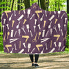 Pattern Print Hair Stylist Hooded Blanket-grizzshop