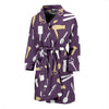 Pattern Print Hair Stylist Men Long Robe-grizzshop