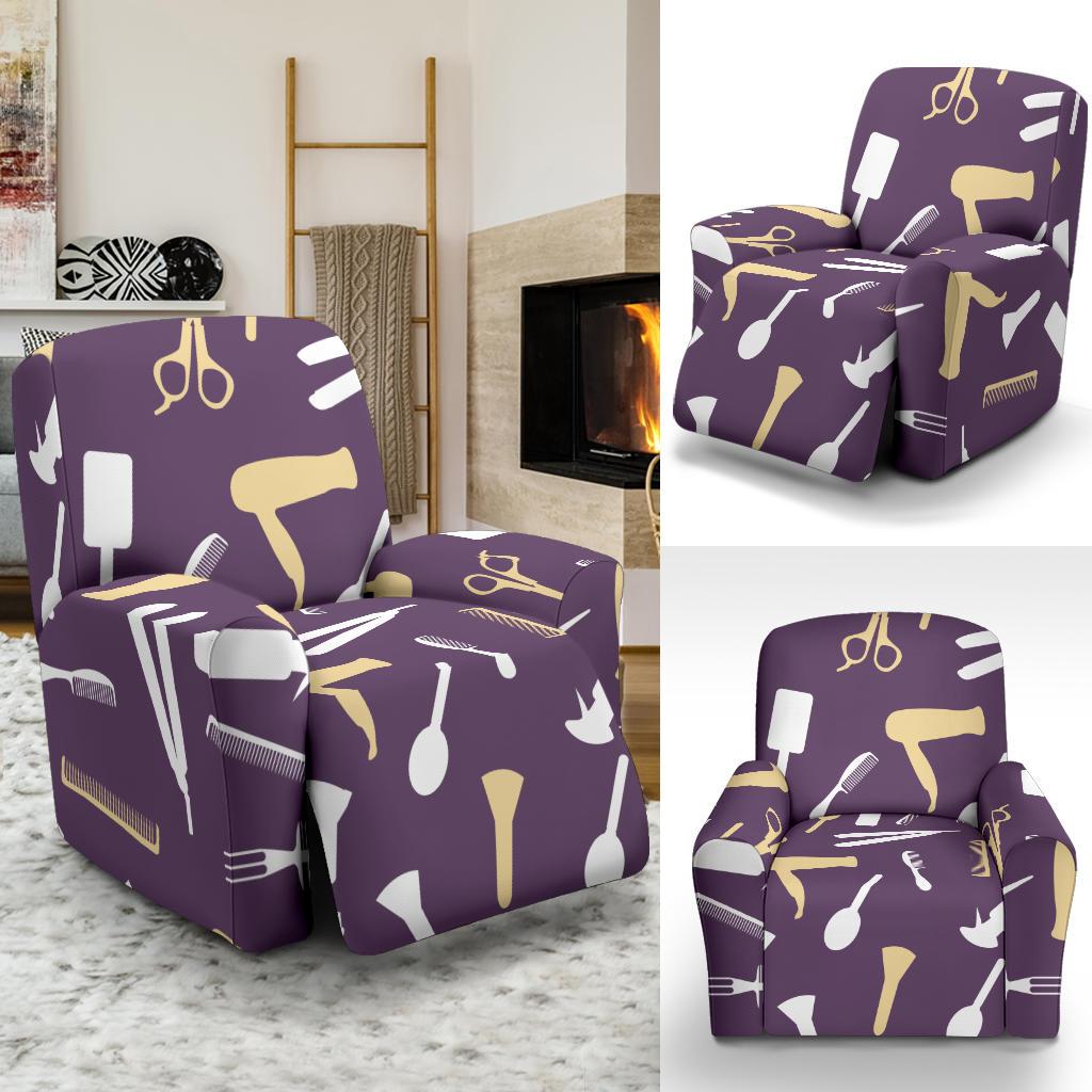 Pattern Print Hair Stylist Recliner Cover-grizzshop