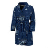 Pattern Print Hanukkah Men Long Robe-grizzshop