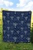 Pattern Print Hanukkah Quilt-grizzshop