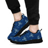 Pattern Print Hanukkah Sneaker Shoes For Men Women-grizzshop