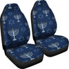 Pattern Print Hanukkah Universal Fit Car Seat Covers-grizzshop