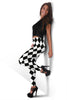 Pattern Print Harlequin Women Leggings-grizzshop